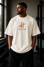 Load image into Gallery viewer, Iron Vessel Crest Oversized Tee (Gold Crest)
