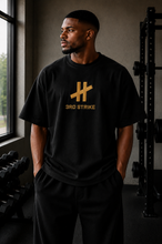 Load image into Gallery viewer, Iron Vessel Crest Oversized Tee (Gold Crest)