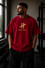 Load image into Gallery viewer, Iron Vessel Crest Oversized Tee (Gold Crest)