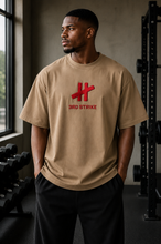 Load image into Gallery viewer, Iron Vessel Crest Oversized Tee (Red Crest)