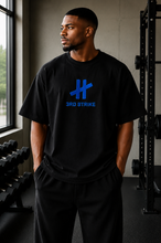 Load image into Gallery viewer, Iron Vessel Crest Oversized Tee (Blue Crest)