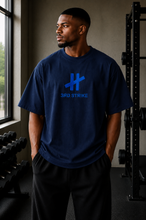 Load image into Gallery viewer, Iron Vessel Crest Oversized Tee (Blue Crest)