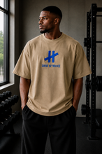 Load image into Gallery viewer, Iron Vessel Crest Oversized Tee (Blue Crest)